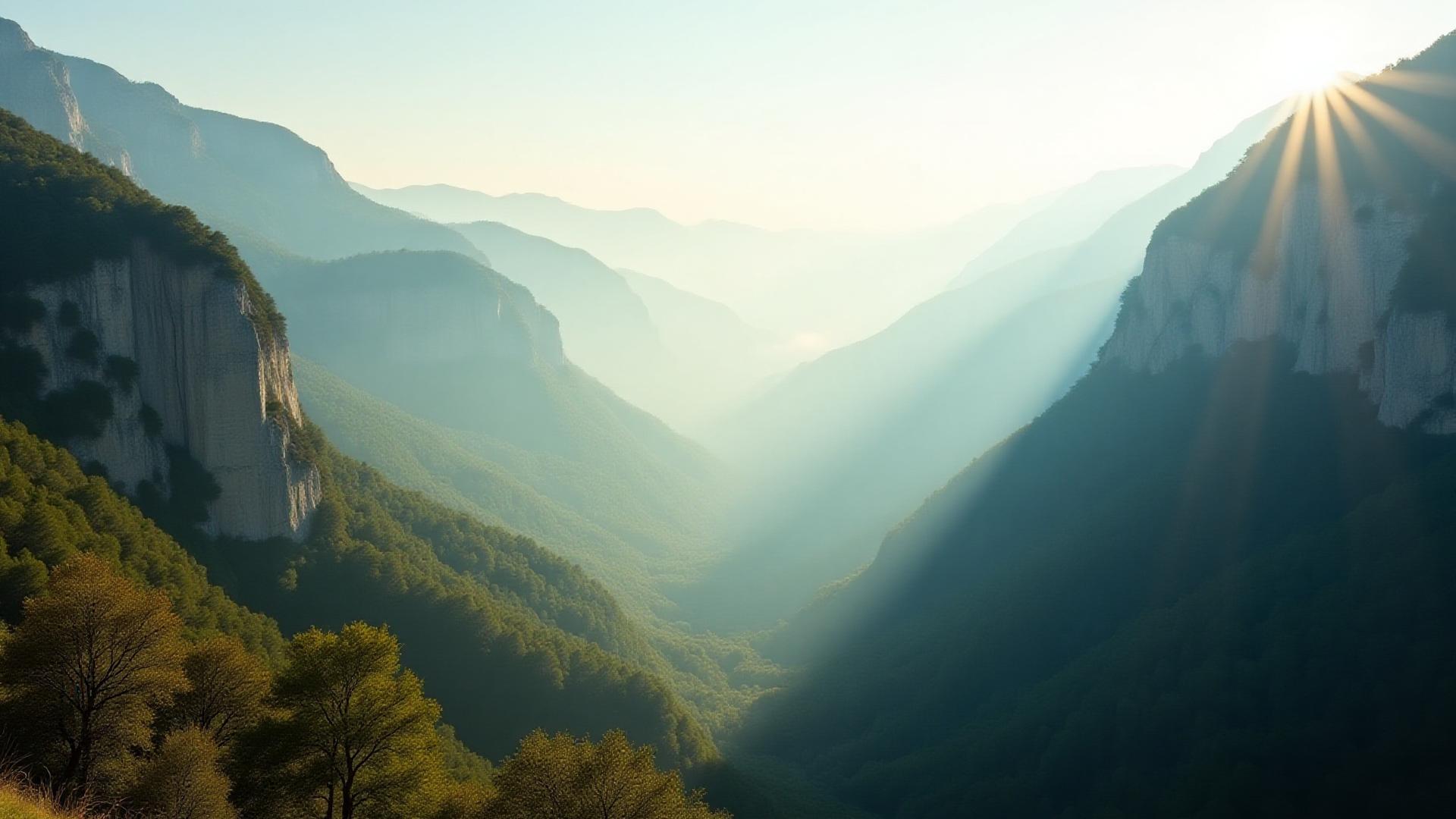 Unberührte Berglandschaft im Nationalpark Ordesa y Monte Perdido